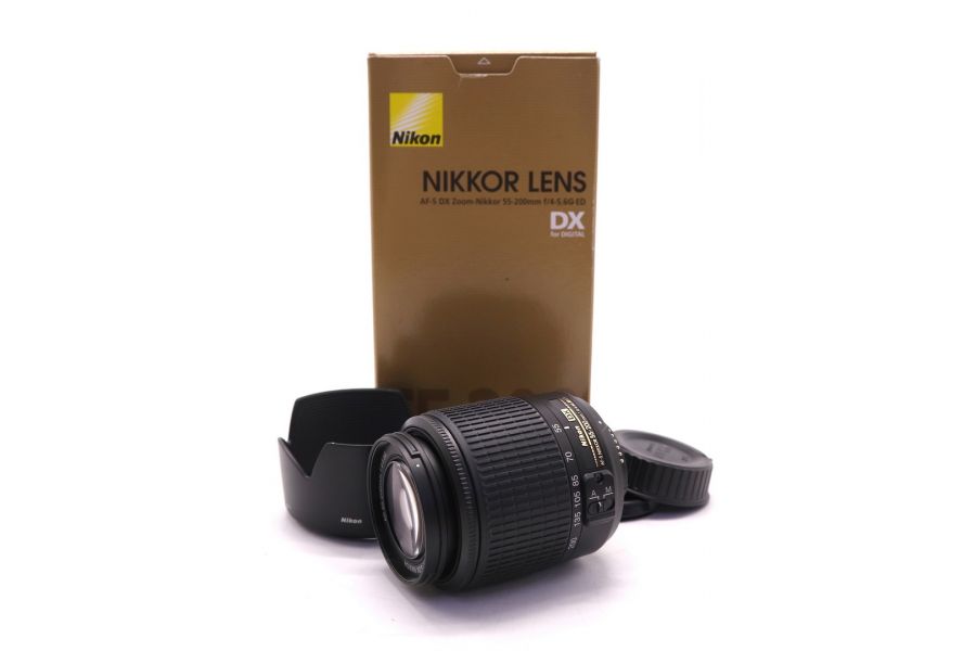 Nikon 55-200mm f/4-5.6G AF-S DX ED Nikkor в упаковке